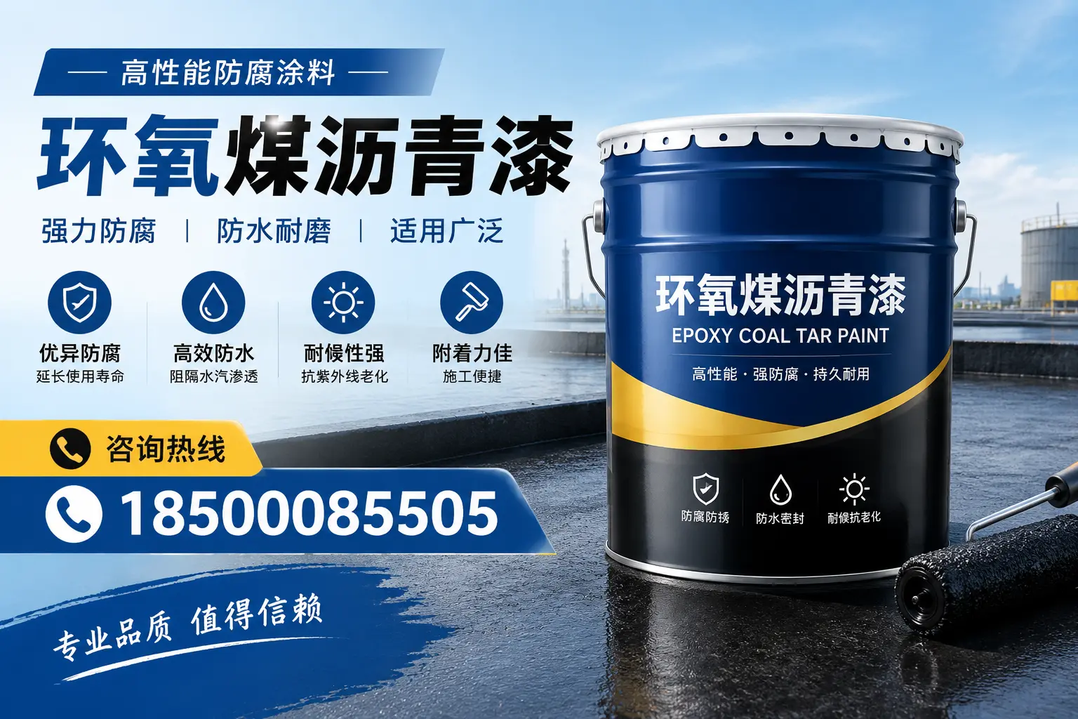 环氧煤沥青漆的主要成分与功能，张家口用户深度了解